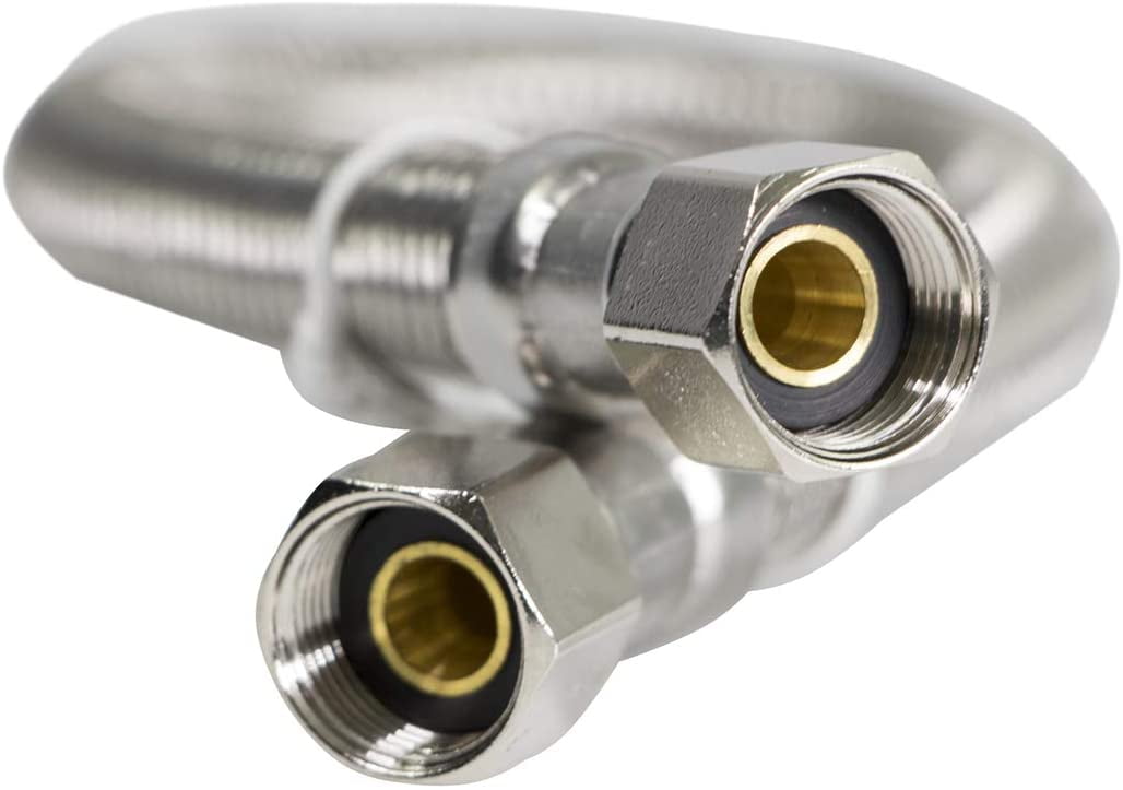 12 Braided Faucet Supply Line Connector 12 Ips X 38 Fip Comp 2350