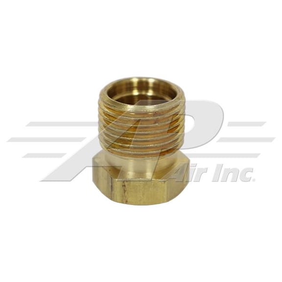 #12 Brass Braze On Male Insert O-Ring Nut, 3/4" Tube