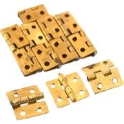 12 Brass Clock Hinges Grandfather Clocks Repair Parts