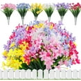 thumbnail image 1 of 12 Bundles Artificial Fake Daffodils Flowers Outdoor UV Resistant Plants, Faux Plastic Greenery for Indoor Outside Hanging Planter Garden Porch Window Box Home Wedding Decor, 1 of 6