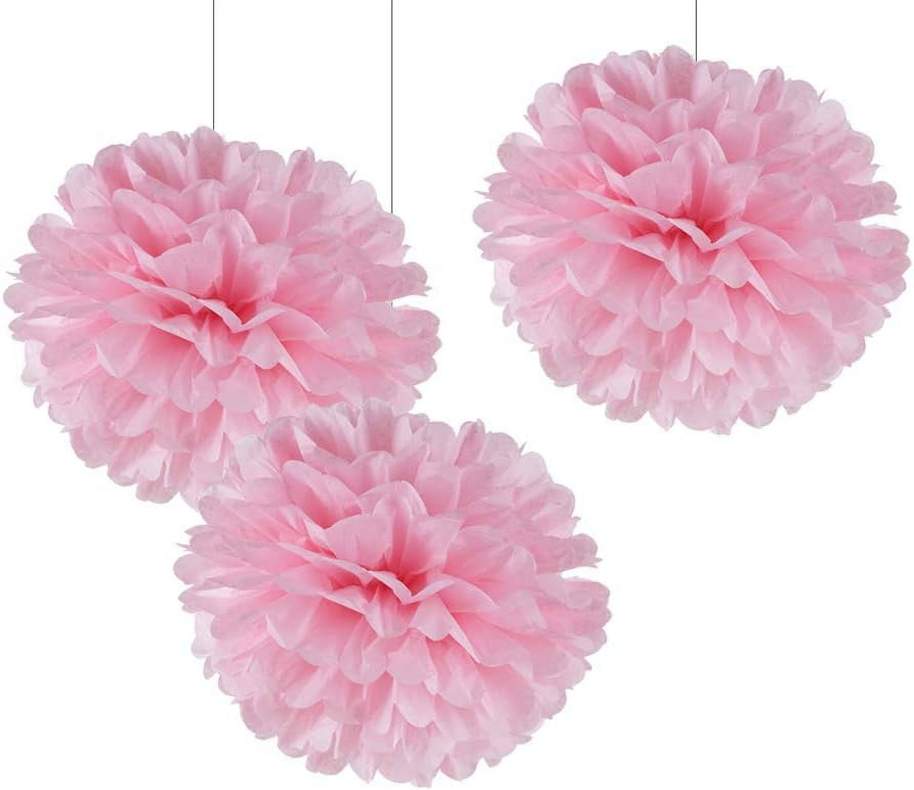 12" Burgundy Tissue Pom Poms DIY Hanging Paper Flower Balls for Bridal
