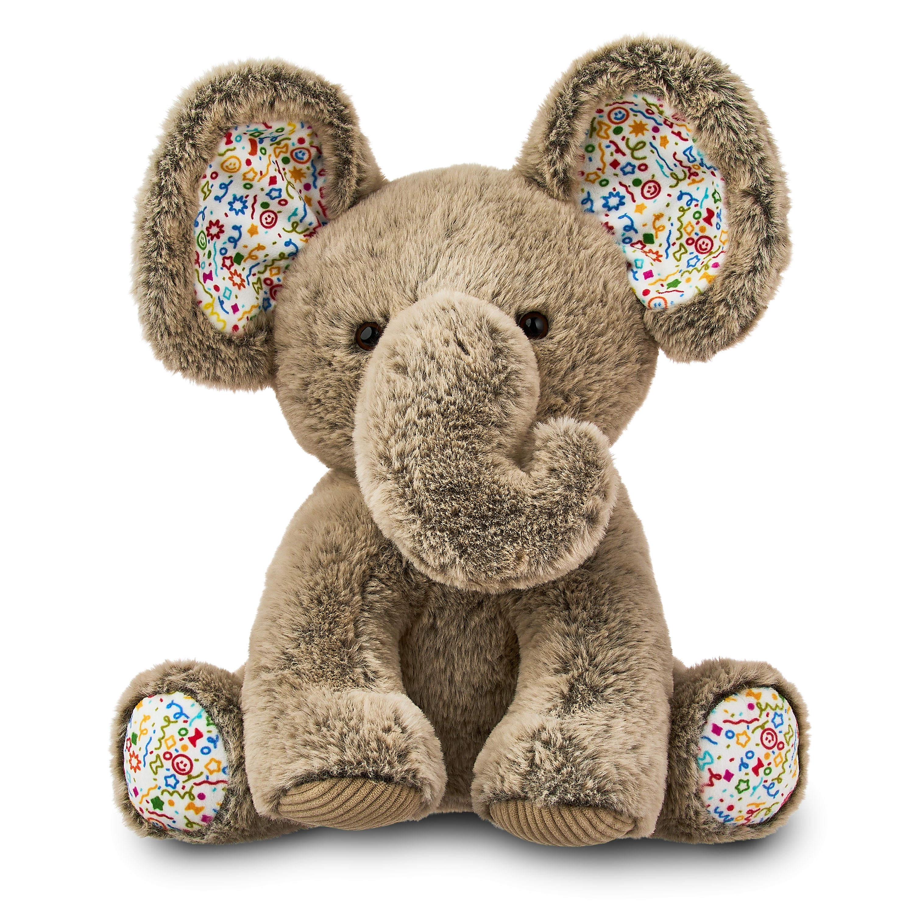 Elephant Plush Toy, Gray, 12", by Way To Celebrate