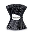 thumbnail image 1 of 12" Cable Tie Buckle, Black, 39lbs Tensile Strength, UV Resistant Cable Ties For Indoor And Outdoor, 1 of 5