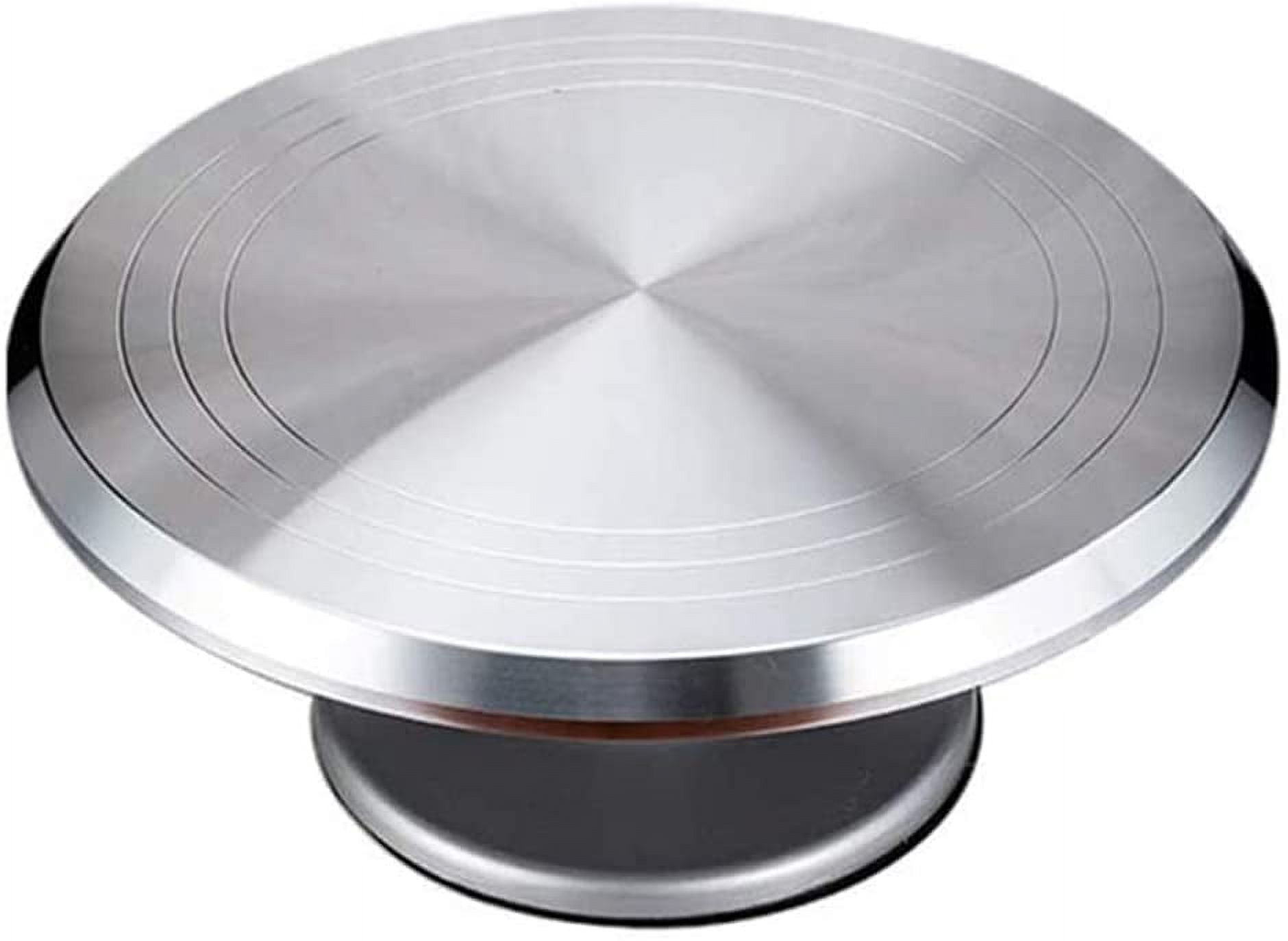 12 Cake Decorating Turntable Desserts Aluminum Revolving Cake Stand for Cake,Cupcake Decorating Supplies