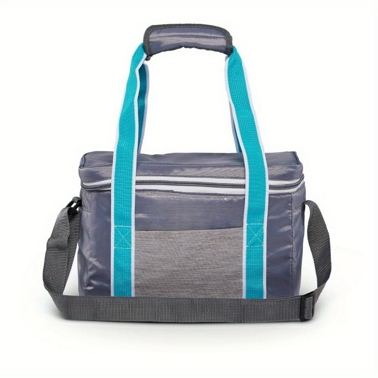 12 Can Heritage Lunch Companion Cooler Bag Gray andTeal Walmart