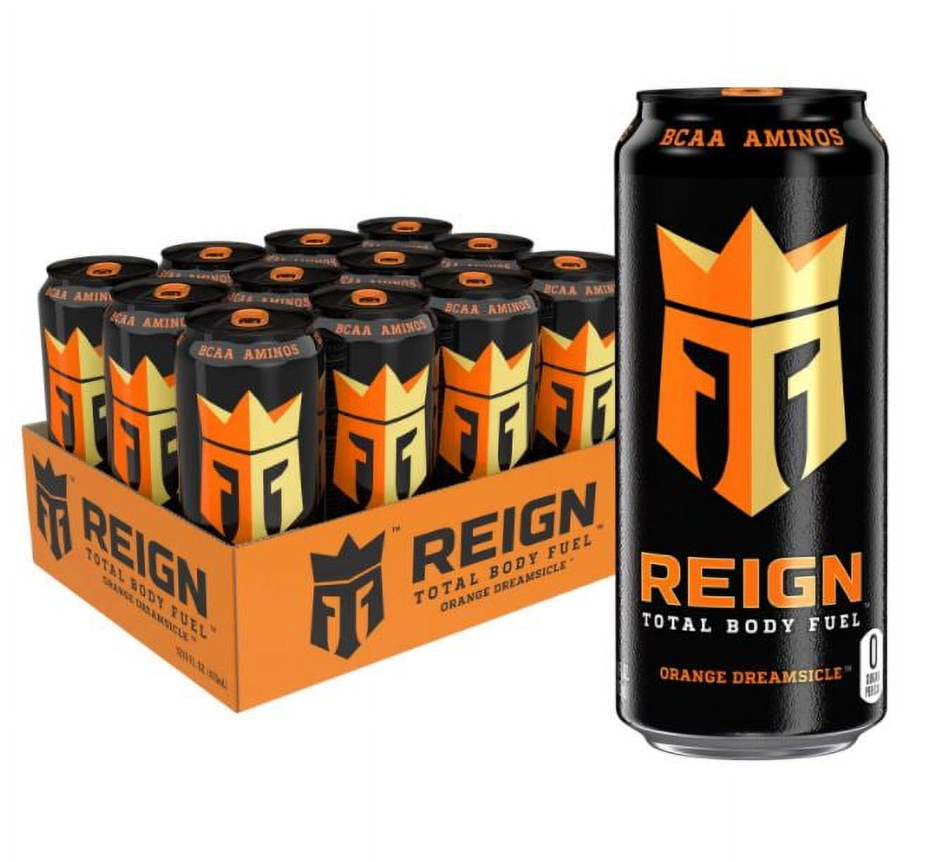 Reign Total Body Fuel Energy Drink, Orange Dreamsicle, 16 fl oz