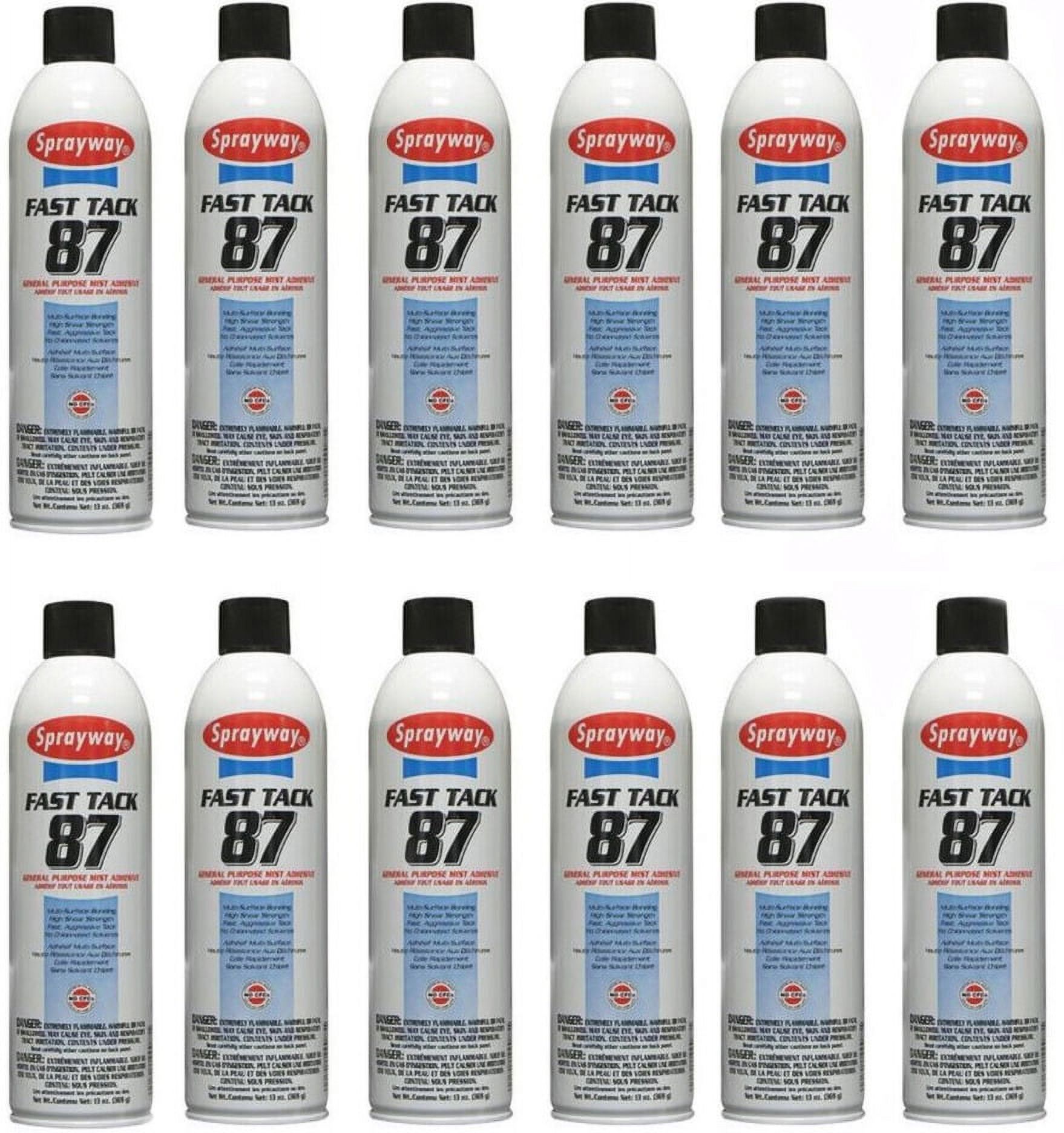12 Cans Sprayway 87 Adhesive
