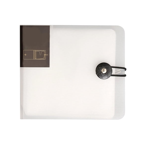 12 Capacity Portable CD DVD Storage Holder Wallet with Elastic Closure for Media Organization,Colour as Pictured