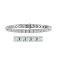 thumbnail image 1 of 12 Carat Diamond Tennis Bracelet in 14K White Gold (7 Inch) - IGI Certified, 1 of 4