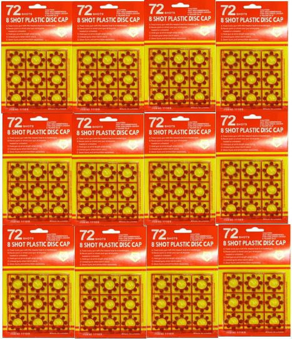 12 Cards 864 total shots of Ring Cap 8 Shot