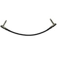 thumbnail image 1 of 12" Castline Silver Mogami 2319 Guitar Pedal Board Patch Cable TS Low Profile Pancake Connector, 1 of 4