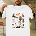 thumbnail image 1 of 12 Cats Of Christmas Funny Graphic Unisex T-Shirt, Holiday Cat Lover Mom Gift G0538, Up to Size 5XL, 1 of 2