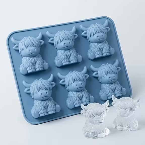 12-Cavity Mini Dinosaur Silicone Mold - 3D Fondant Mold for Chocolate, Pudding, Soap & More