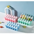 thumbnail image 1 of 12-Cavity SiliconeTray Maker, Reusable Freezer-Safe DIY Popsicle Mold with Sticks, BPA-Free, 1 of 3