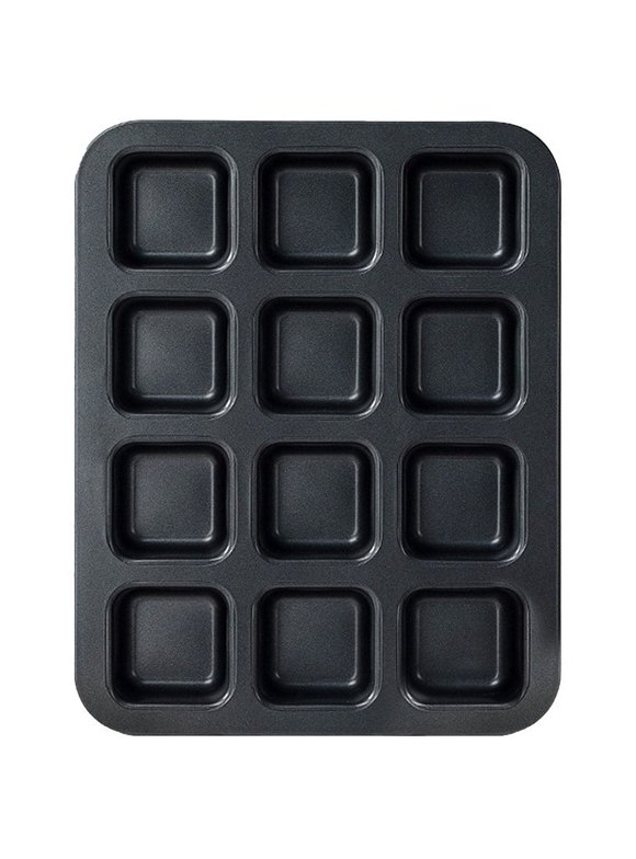 12-Cavity Square Muffin Pan