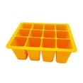thumbnail image 1 of 12-Cell Seed Starting Tray for Seedlings, Silicone Reusable Plant Starter Trays with Drainage Holes for Seed Germination, 5.46x7.02 inches Gardener Friendly Plant Trays for Seedlings, 1 of 8