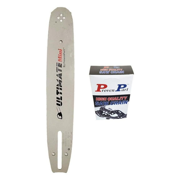 12" Chainsaw Bar & Semi Chisel Chain Combo 3/8" LP .050" 45DL Fits 3005 000 4805