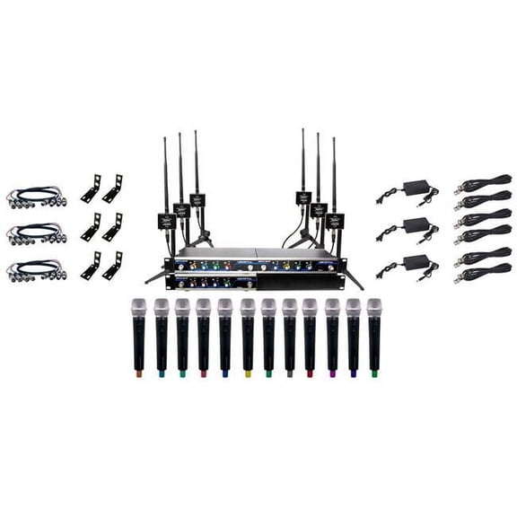 12 Channel Dual Wireless Micrphone Antenna