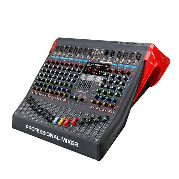 12 Channel Mixer Computer Recording Live Home KTV Band Stage Performance USB MP3 Playback