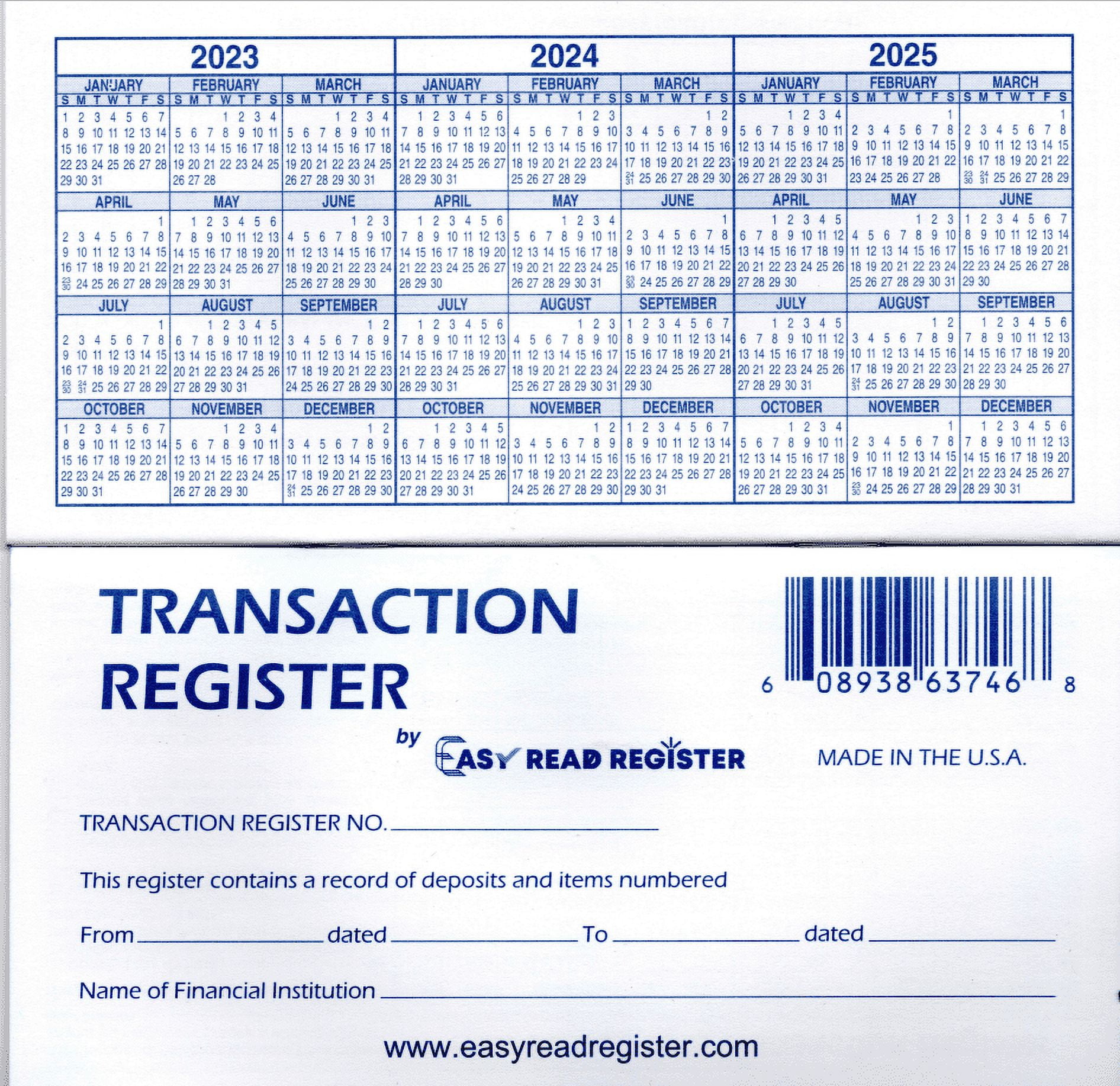 12 Check registers for Personal Checkbook - Checkbook Ledger ...