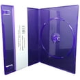thumbnail image 1 of (12) CheckOutStore Premium Slimline Single 1-Disc DVD Cases 7mm (Clear Purple), 1 of 2