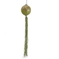 thumbnail image 1 of 12" Christmas Brites Lime Green Glitter Christmas Ball Ornament with Tassels, 1 of 2