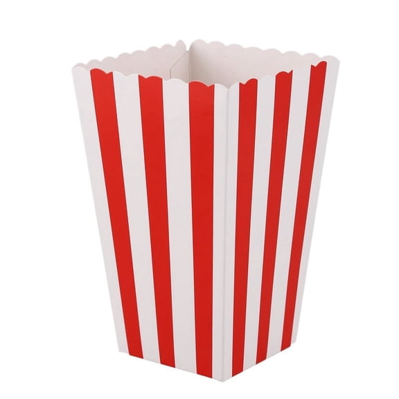 12 Cinema Treat Party Small Candy Favour Popcorn Bags Boxes,red
