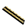 thumbnail image 1 of 12 Circuit Terminal Block Brass Bus Bar 8-32 Screws - and Negative Power Distribution Block for Marine Boats, 1 of 8