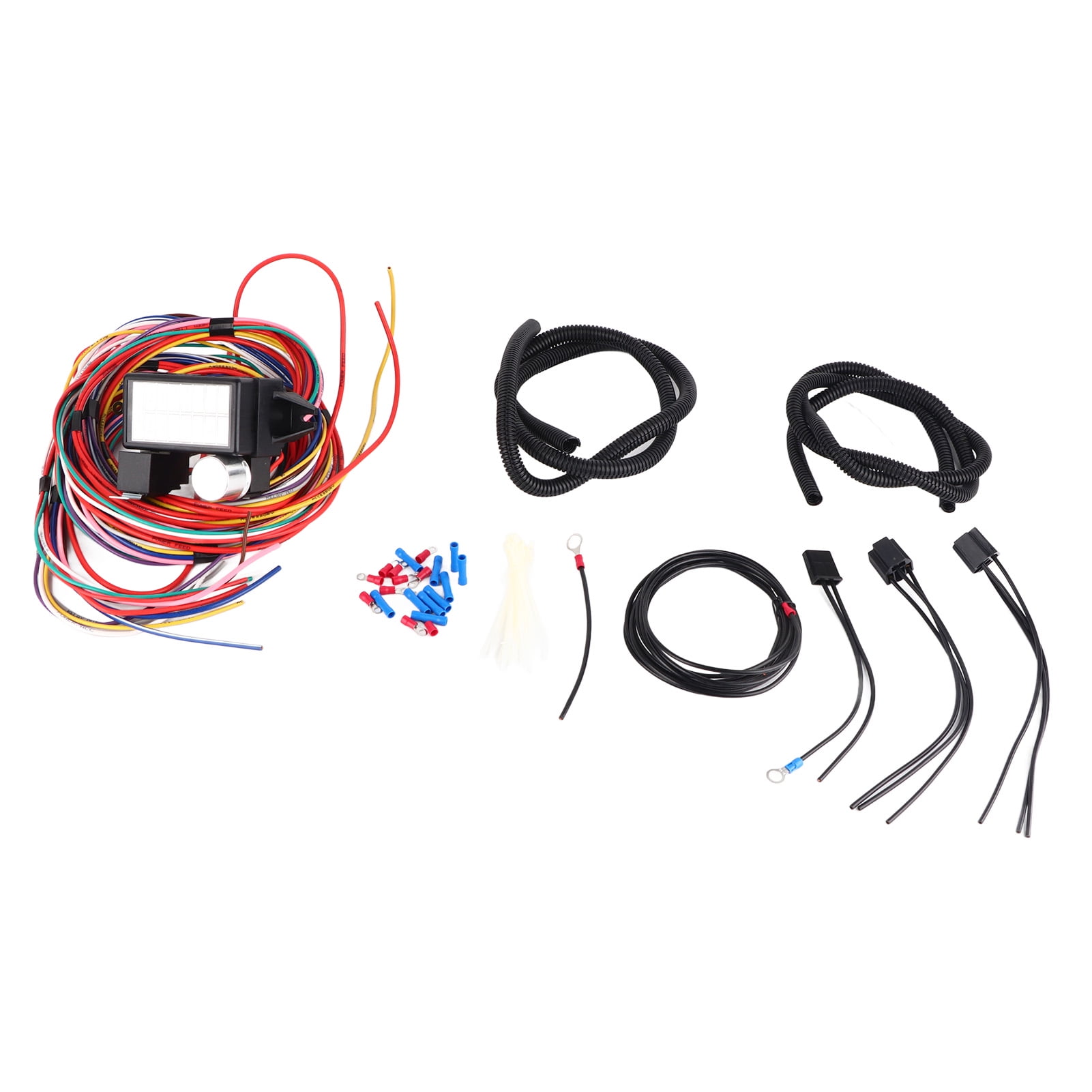 12-Circuit Universal Wiring Harness, Car Hot Rod Vehile Accessory