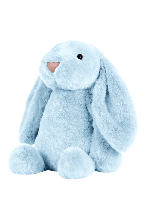 12" Classic Easter Bunny Plush Doll - Long Ear Rabbit Toy - Soft Stuffed Animal Figure - Spring Holiday Basket Stuffer Gift - Nursery Playroom Decor For Kids Boys Girls Toddlers