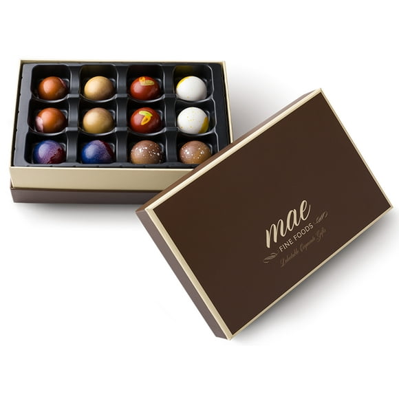 12 Classic Gourmet Chocolate Bonbons