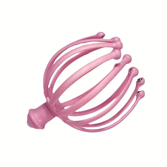 12-Claw Octopus Scalp Massager - Lightweight and Portable Relaxation Tool for Head and Body