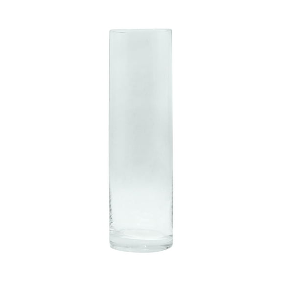 12" Clear Glass Cylinder Vase by Ashland Sleek Design for Floral Arrangements & Home Decor - 8 Pack