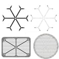 thumbnail image 1 of 12 Clips Bed Sheet Straps,Adjustable Holder Straps for Corners Mattress Sheet Suspenders Grippers Bedding Accessories Black White, 1 of 6