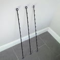 thumbnail image 1 of 12 Clips Single Strip Clipper Display Rack in Black with Suction Cups - Box of 3, 1 of 5