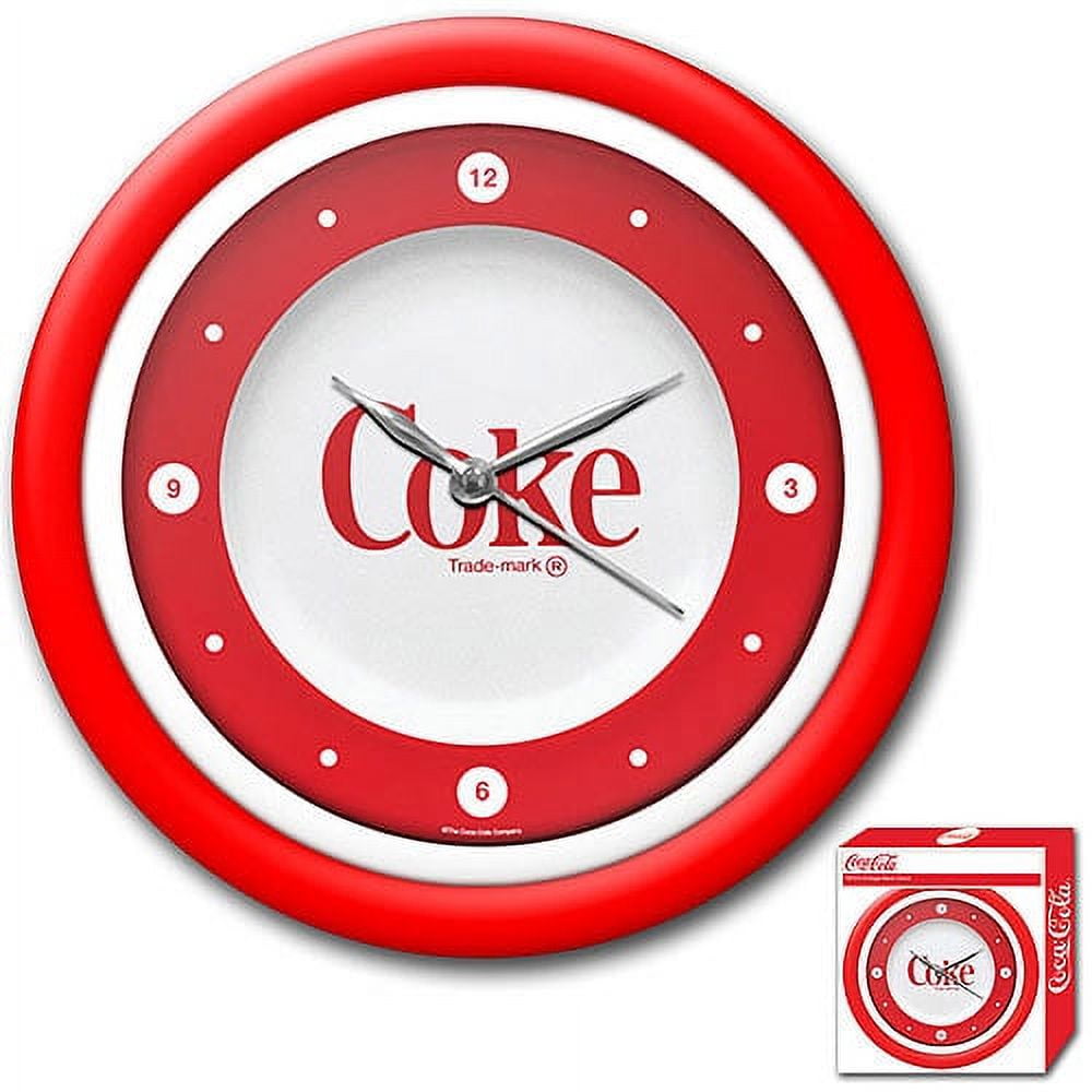 12" CocaCola Clock Neon Retro Style Collectible