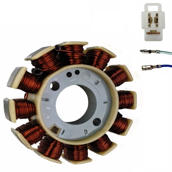 12 Coil Stator Magneto Assembly for GY6 125cc 150cc Engines Compatible with Supermach ATV CT125 152QMI & 157QMJ 4-Stroke Motors for Scooter Go Kart ATV