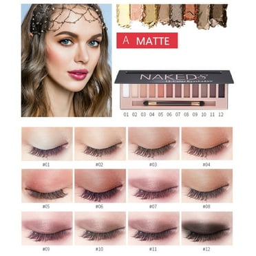 12-Color Eyeshadow Palette - Long-Lasting, Shimmer & Matte Shades for Versatile Makeup Looks TIKA