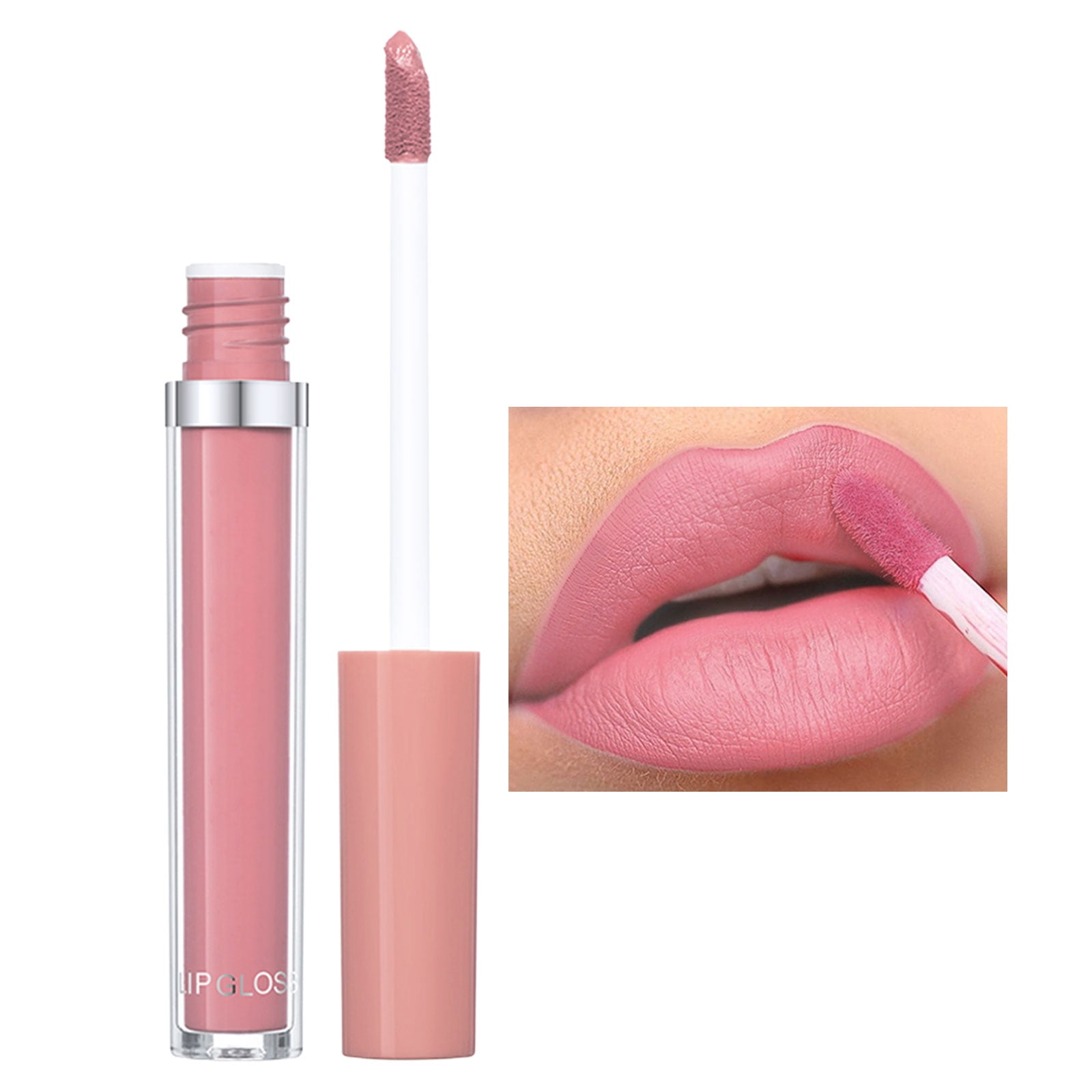 12 Color Lip Gloss Non Stick Cup Does Not Fade Velvet Lipstick Lip