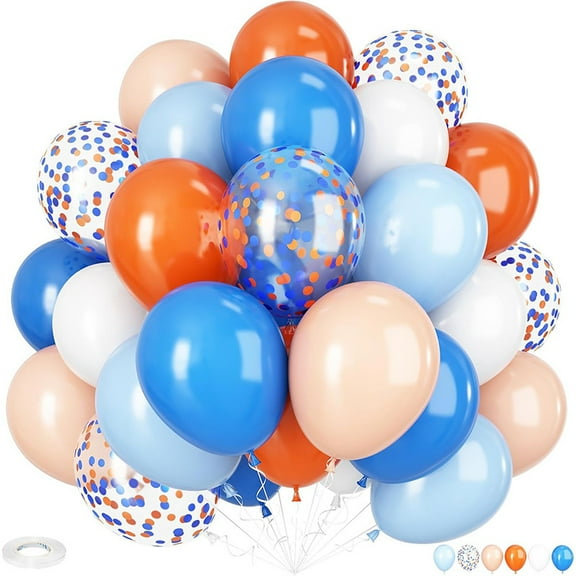 12" Color Mix Latex Balloons, 35 Pieces, Colorful Balloons for Birthday Party Baby Shower Decoration