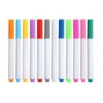 thumbnail image 1 of 12 Colored Washable Markers,Broad Line Washable Markers,Colored Washable Markers,Fine Tip Markers for Coloring Book,Assorted Colors Washable Markers,Washable Marker Sets,(Watermelon Red,4.06 in), 1 of 9