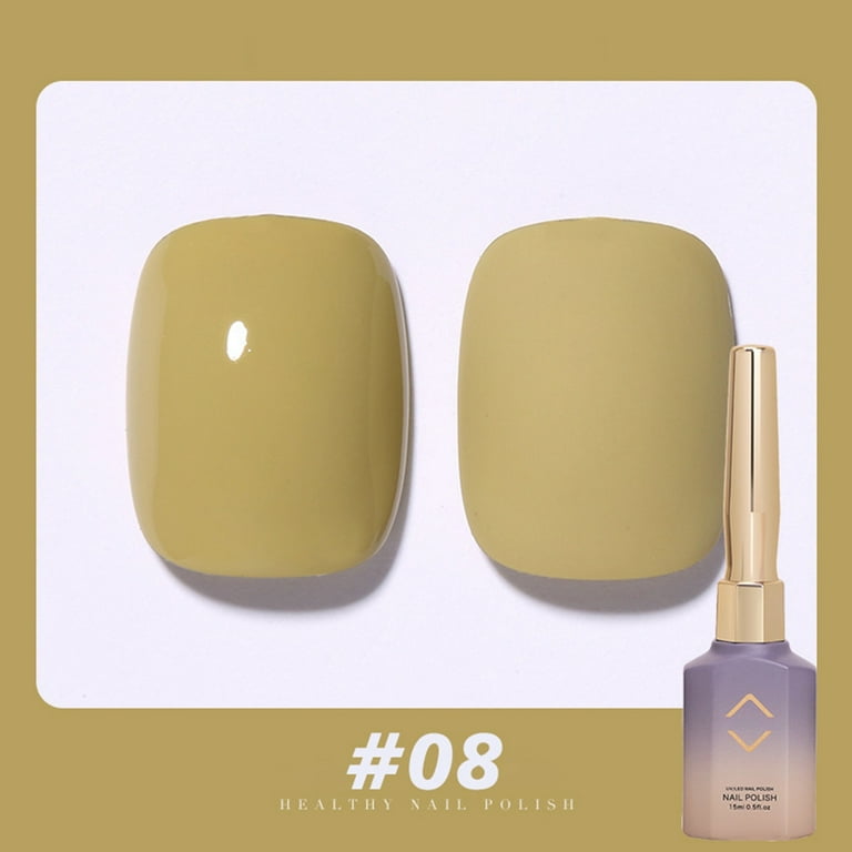 12 Colors Gel Nail Polish Grass Yellow Grass Green Oleoresin Nail 