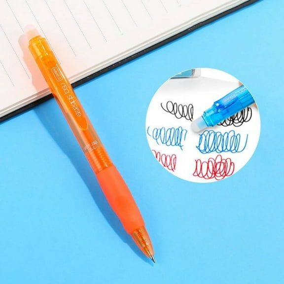 12 Colors Retractable Erasable Gel Pens, Clicker Fine Point (0.5mm) erasable gel pens multicolor, Comfort Grip for Drawing Writing Planner , Assorted Color Inks