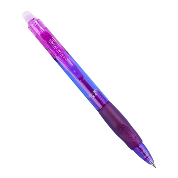 12 Colors Retractable Gel Ink Pens,Make Mistakes Disappear,Assorted Color Extra Fine Point Tip 0.5mm Journaling Smooth Writing Note Taking Coloring No Bleed and Smear Smudge (Purple)