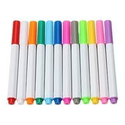 12 Colors Water Soluble Pen Erasable Marking Pen Washable Fabric Marker Fabric Markers Pens for Temporary Marking