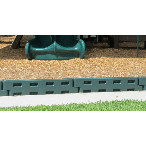 12" Commercial Plastic Playground Borders - Full Pallet (32 Borders) - for School, Church, Daycare, Municipal and Home Use