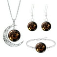 thumbnail image 1 of 12 Constellations Moon Pendant Jewelry Set - European-Style Astrological Necklace & Bracelet Earrings, Perfect Birthday Gift, 1 of 2