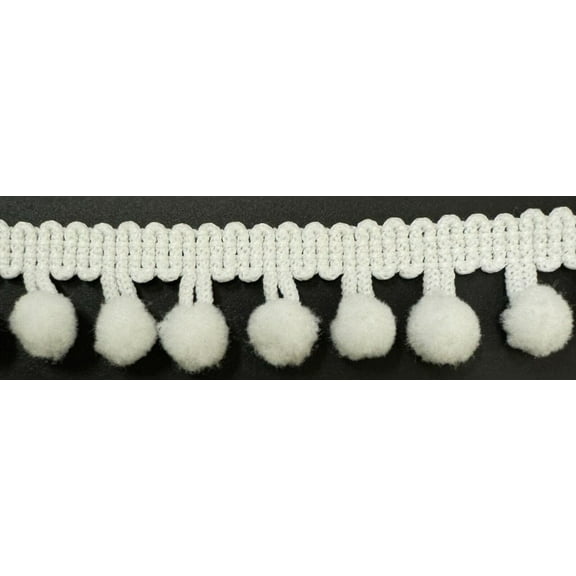 12 Continuous Yards! - 1/4" Mini Pom Pom Ball Fringe - Made in USA!
