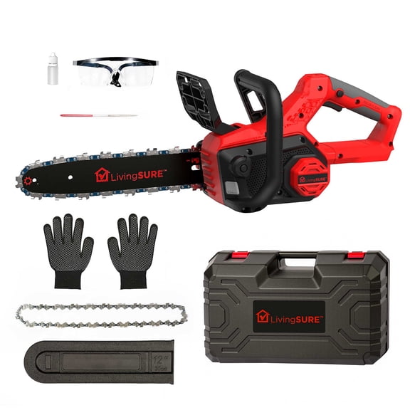 12" Cordless Chainsaw by LivingSURE