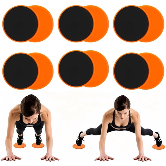 12 Core Sliders – Double‑Sided Exercise Discs for Abs, Gym & Floor Workouts
